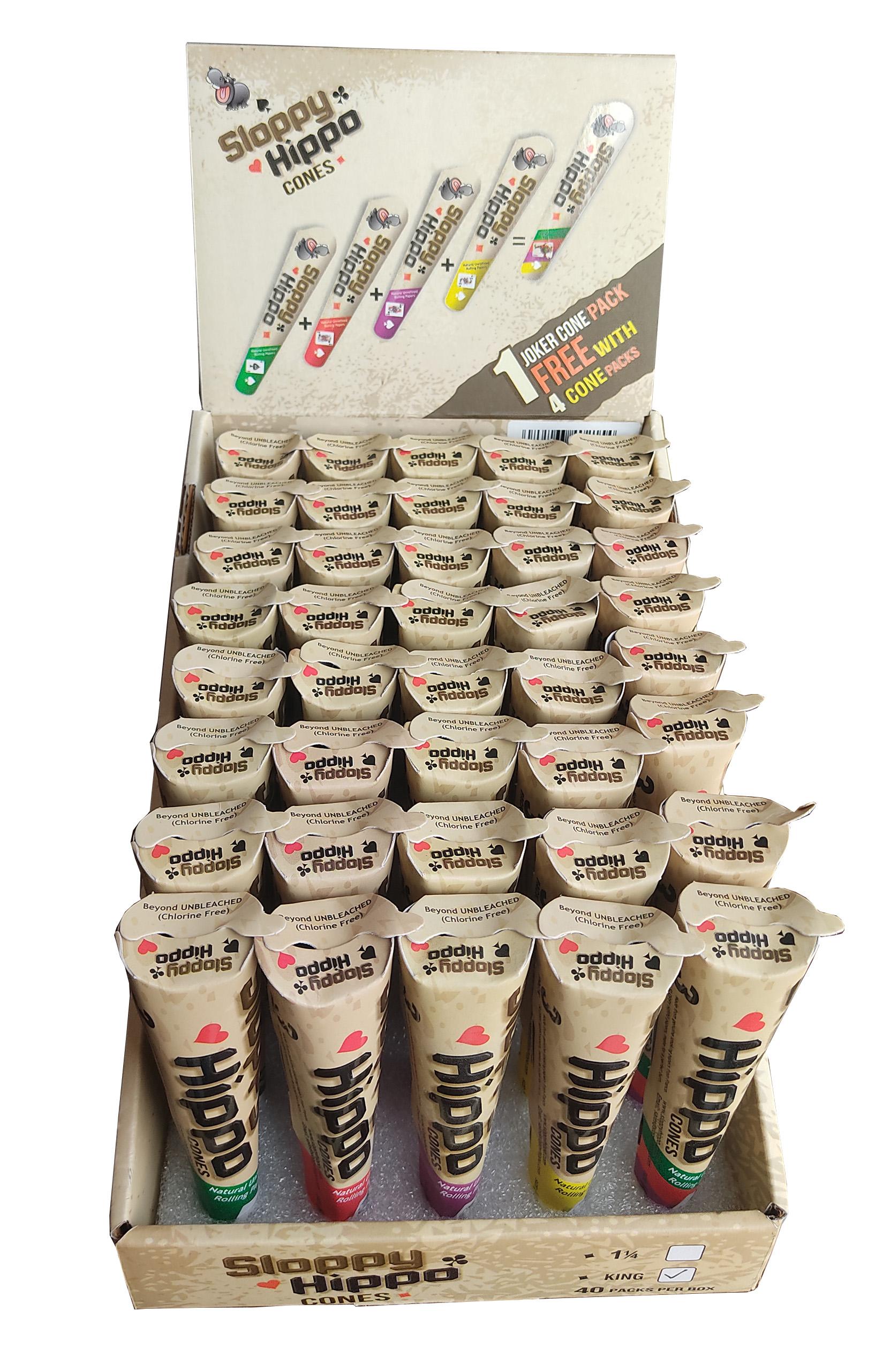 PRE ROLL ORIGINAL CONE 40 COUNT DISPLAY(#12A)
